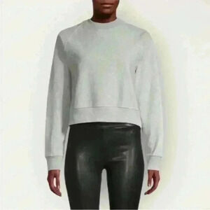 Thakoon loose fit Crewneck Sweatshirt in Heather Grey
